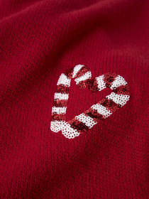 NAME IT Striktrøje Rajul Loose Jester Red